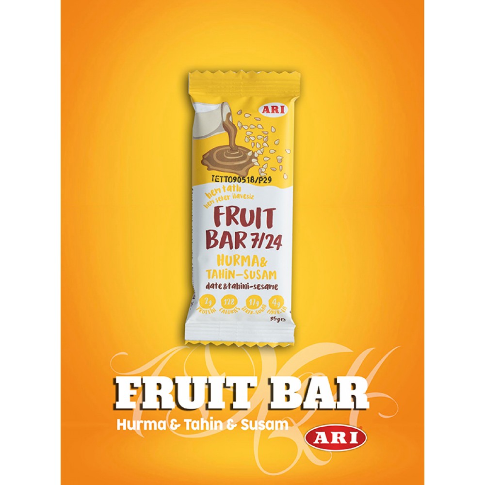 Fruit Bar Hurma & Tahin - Susam 35gr - 12li Paket  