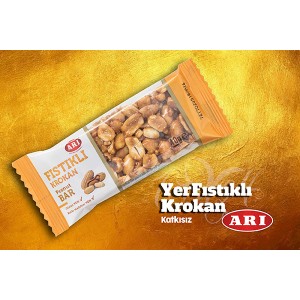 Krokan Yer Fistikli  40gr - 20li